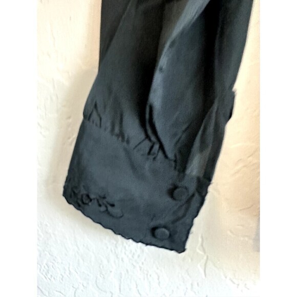 Vintage Henan Arts & Crafts Womans Silk Button Up Top Size 38 Rare 60s - Picture 11 of 14